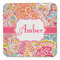 Abstract Foliage Coaster Set - FRONT (one)