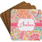 Abstract Foliage Coaster Set (Personalized)
