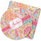 Abstract Foliage Rubber Backed Coaster (Personalized)