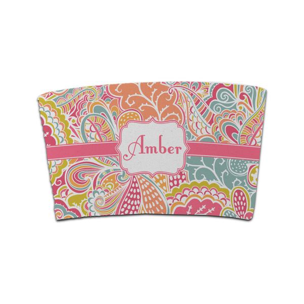 Custom Abstract Foliage Coffee Cup Sleeve (Personalized)