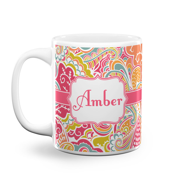 Custom Abstract Foliage Coffee Mug (Personalized)