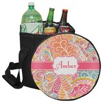 Abstract Foliage Collapsible Cooler & Seat (Personalized)