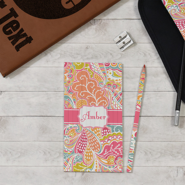 Abstract Foliage Colored Pencils - In Context