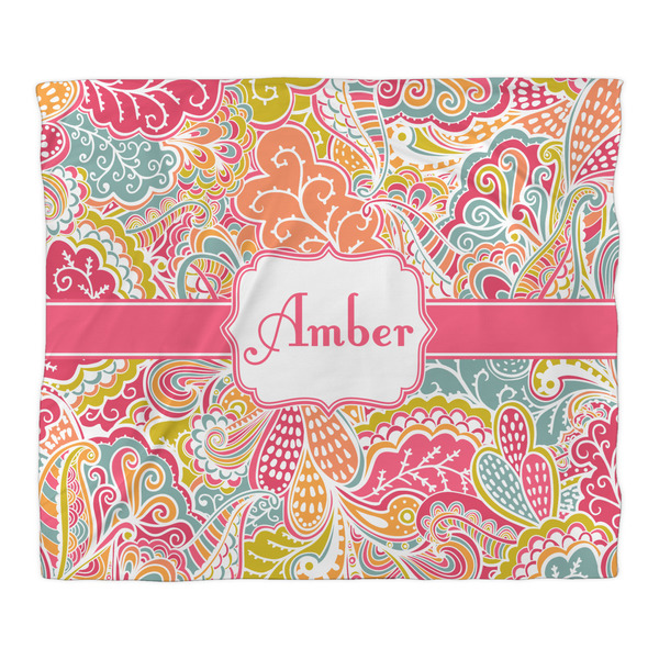 Abstract Foliage Comforter - King - Front