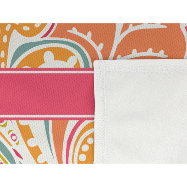 Abstract Foliage Cooling Towel- Detail