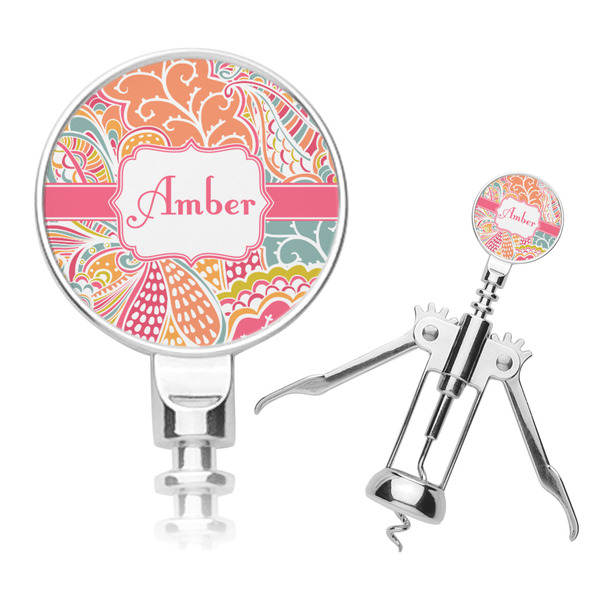 Custom Abstract Foliage Corkscrew (Personalized)