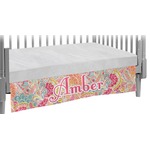 Abstract Foliage Crib Skirt (Personalized)