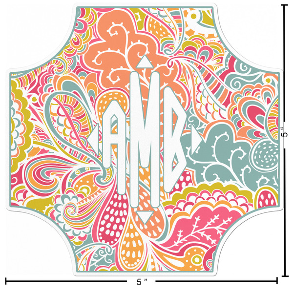 Abstract Foliage Custom Shape Iron On Patches - L - APPROVAL