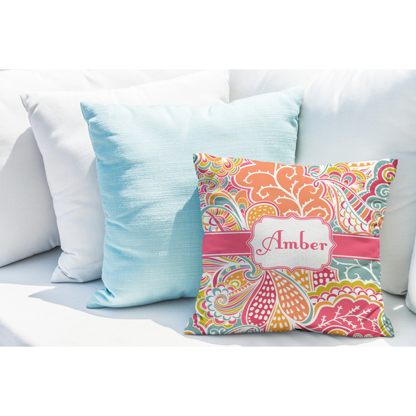 Abstract Foliage Decorative Pillow Case - LIFESTYLE 2