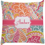 Abstract Foliage Decorative Pillow Case (Personalized)