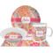Abstract Foliage Dinner Set - 4 Pc (Personalized)