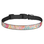 Abstract Foliage Dog Collar (Personalized)