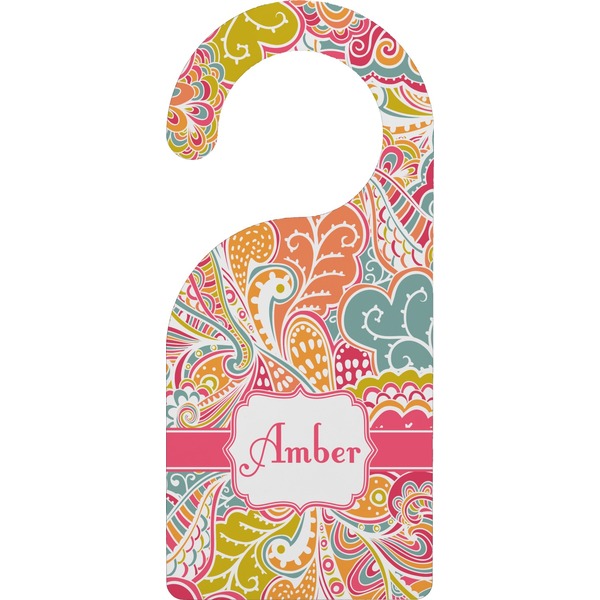 Custom Abstract Foliage Door Hanger (Personalized)