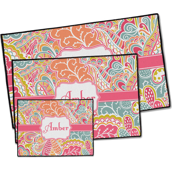 Abstract Foliage Door Mats - PARENT MAIN