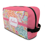 Abstract Foliage Toiletry Bag / Dopp Kit (Personalized)