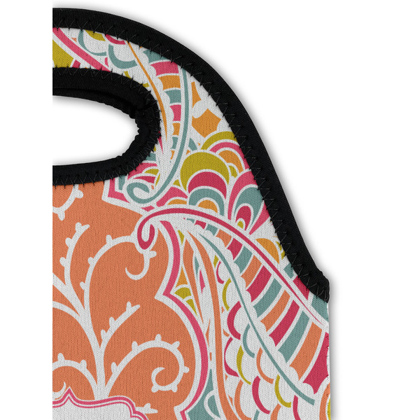 Abstract Foliage Double Wine Tote - Detail 1 (new)
