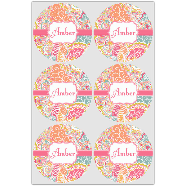 Abstract Foliage Drink Topper - Large - Set of 6