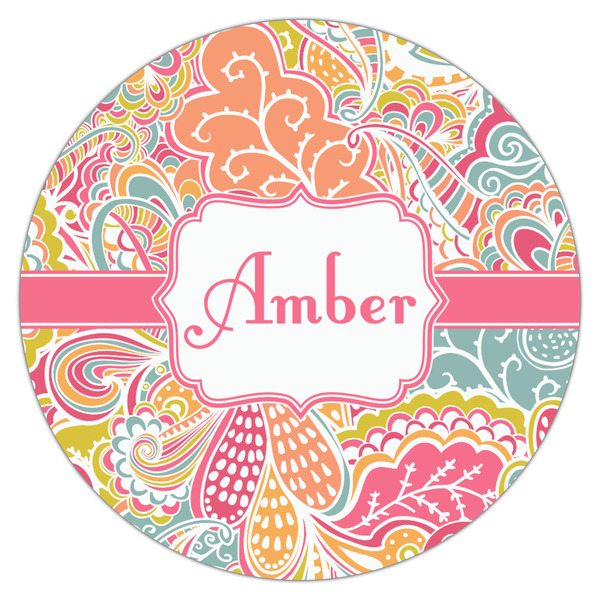 Abstract Foliage Drink Topper - Large - Single