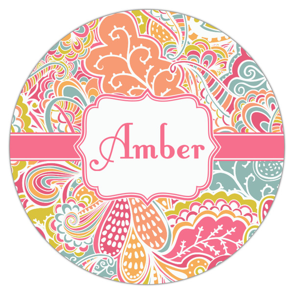 Abstract Foliage Drink Topper - Medium - Single