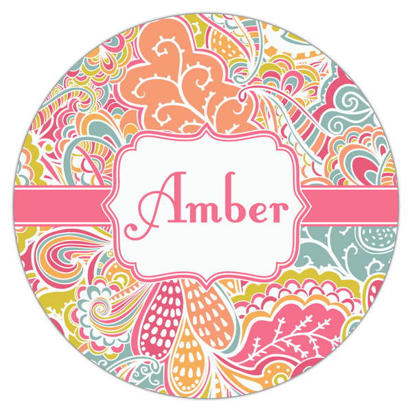 Abstract Foliage Drink Topper - XLarge - Single