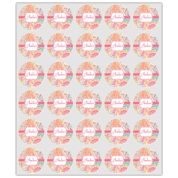 Abstract Foliage Drink Topper - XSmall - Set of 30