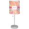 Abstract Foliage Drum Lampshade with base included
