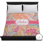 Abstract Foliage Duvet Cover - Full / Queen (Personalized)