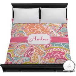Abstract Foliage Duvet Cover - Full / Queen (Personalized)