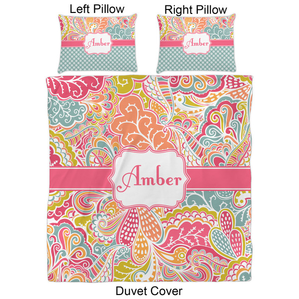 Abstract Foliage Duvet Cover Set - Queen - Approval