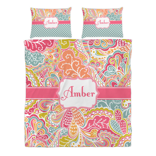 Abstract Foliage Duvet cover Set - Queen - Alt Approval