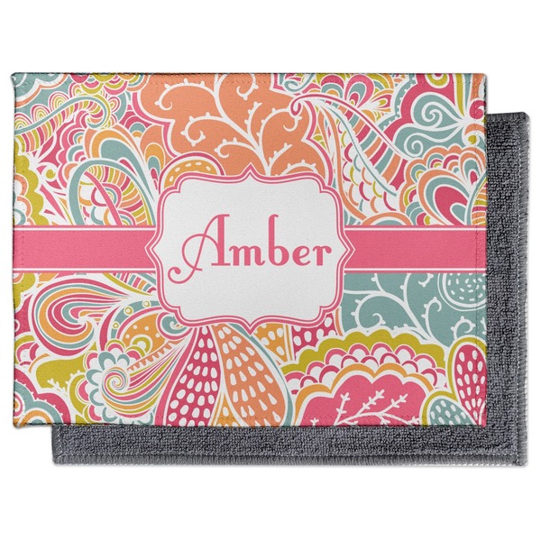 Abstract Foliage Electronic Screen Wipe - Flat