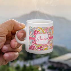 Abstract Foliage Single Shot Espresso Cup - Single (Personalized)