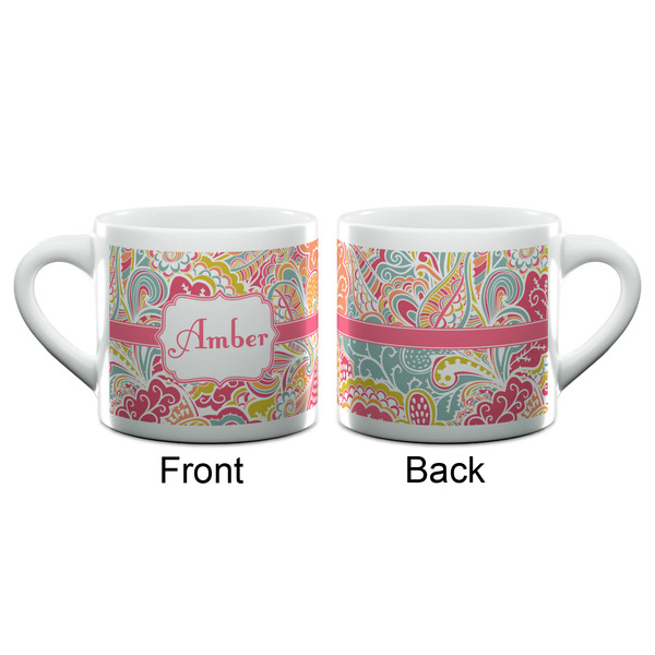 Abstract Foliage Espresso Cup - 6oz (Double Shot) (APPROVAL)