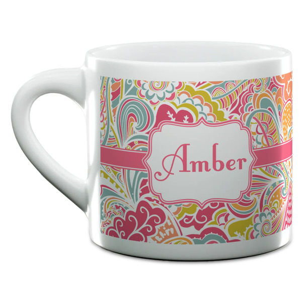 Abstract Foliage Espresso Cup - 6oz (Double Shot) (MAIN)