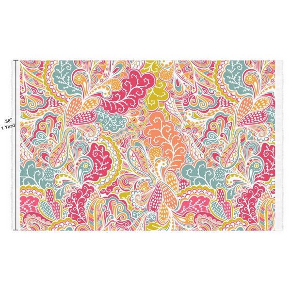 Abstract Foliage Fabric Full Yard