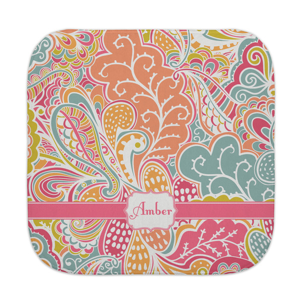 Custom Abstract Foliage Face Towel (Personalized)