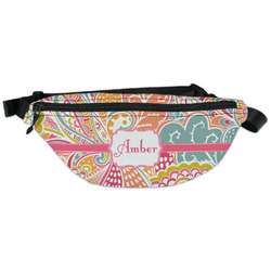 Abstract Foliage Fanny Pack - Classic Style (Personalized)