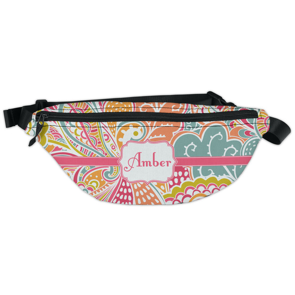 Custom Abstract Foliage Fanny Pack - Classic Style (Personalized)