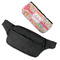 Abstract Foliage Fanny Packs - FLAT (flap off)
