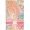 Abstract Foliage Finger Tip Towel - Full View