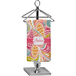 Abstract Foliage Finger Tip Towel - Full Print (Personalized)