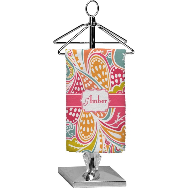 Custom Abstract Foliage Finger Tip Towel - Full Print (Personalized)