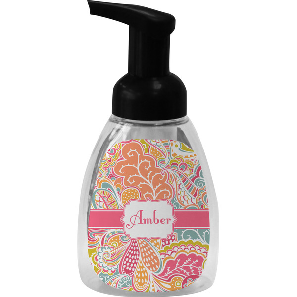 Abstract Foliage Foam Soap Bottle