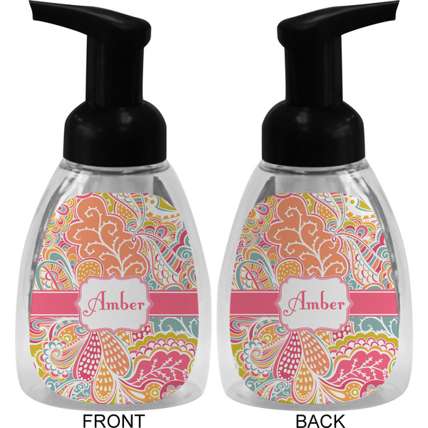 Abstract Foliage Foam Soap Bottle (Front & Back)