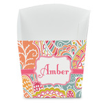 Abstract Foliage French Fry Favor Boxes (Personalized)