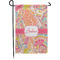 Abstract Foliage Small Garden Flag - Single Sided w/ Name or Text