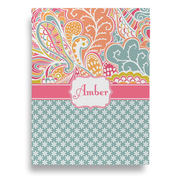 Abstract Foliage Garden Flags - Large - Double Sided - BACK