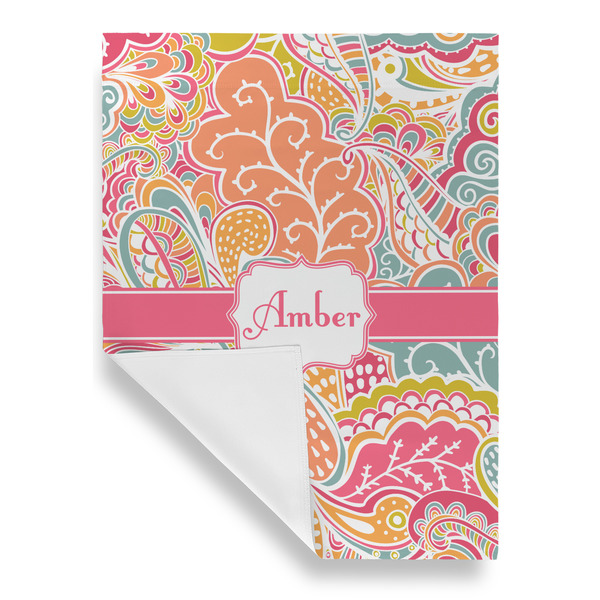 Abstract Foliage Garden Flags - Large - Single Sided - FRONT FOLDED