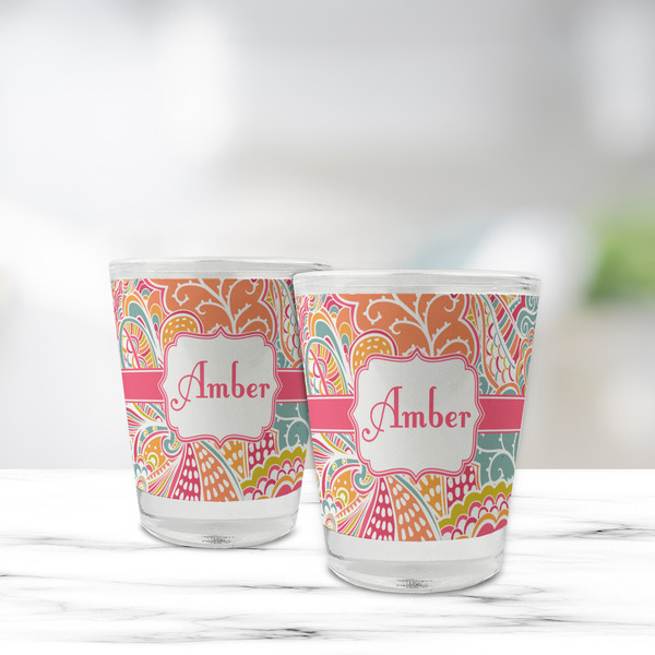 Abstract Foliage Glass Shot Glass - Standard - LIFESTYLE