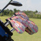 Abstract Foliage Golf Club Cover - Set of 9 - On Clubs